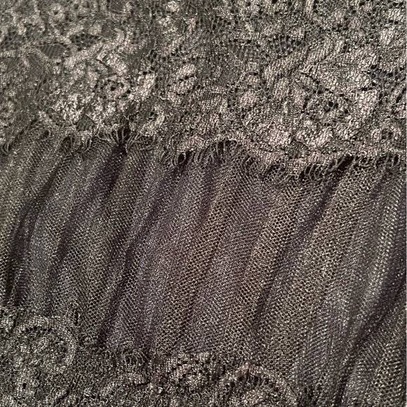 Zara black lace and tule mini dress - Picture 13 of 15